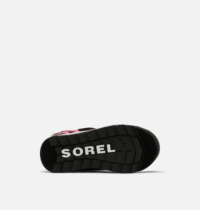 Kids Snow Boots Pink/Black - Sorel Toddler Whitney™ II Strap - 271-TBQJUE